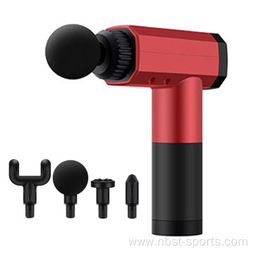 OEM Fitness LCD Screen Cordless 4-Heads Massage Gun